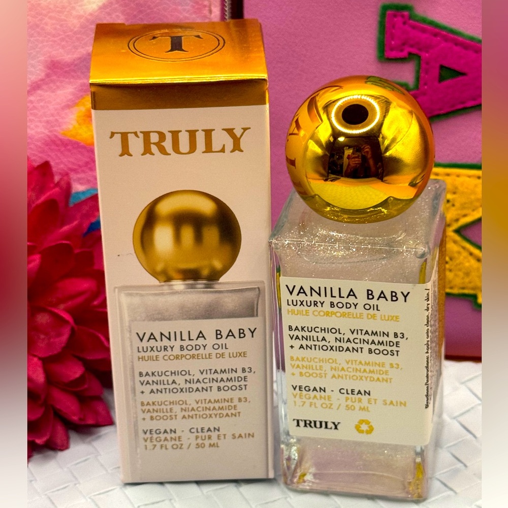 Truly vanilla baby luxury body oil